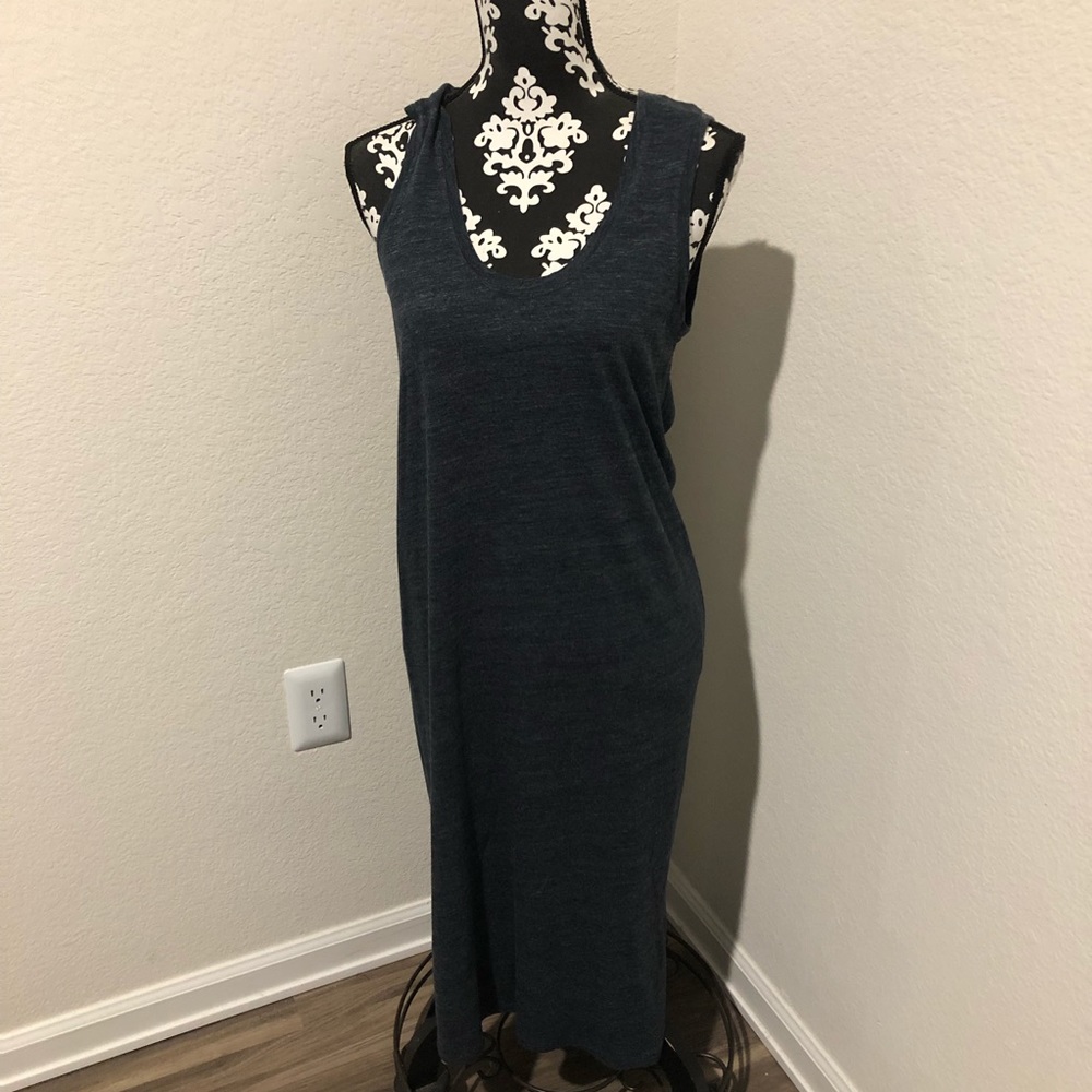 Madewell Gray Sleeveless Dress